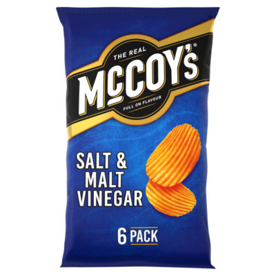 Salt & Malt Vinegar Multipack Crisps 6 Pack