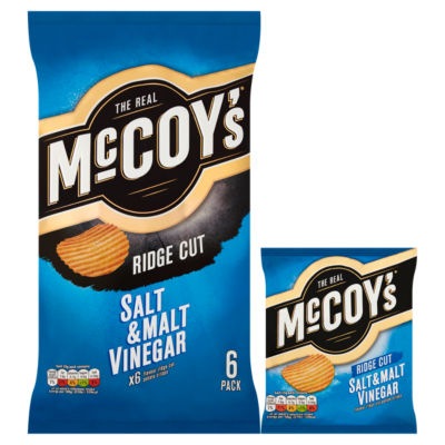 Salt & Malt Vinegar Multipack Crisps 6 Pack thumbnail 3