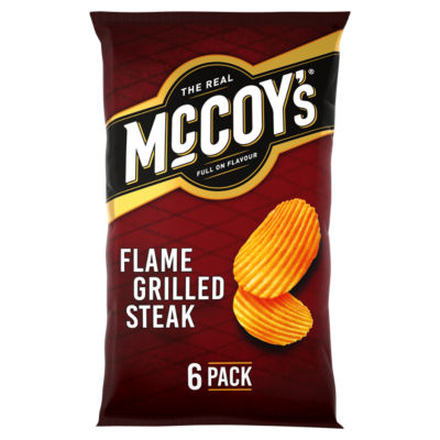 Flame Grilled Steak Multipack Crisps 6 Pack thumbnail 2