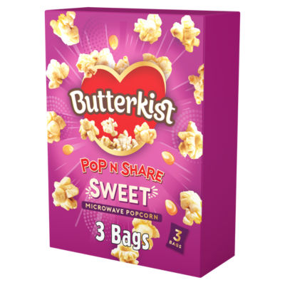 Sweet Microwave Popcorn 3x60g