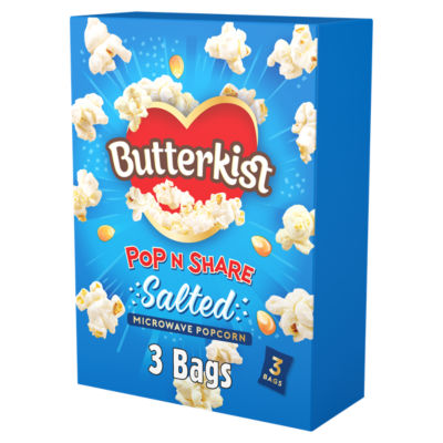 Salted Microwave Popcorn 3x60g thumbnail 2