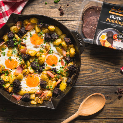 4 Classic Breakfast Black Pudding Slices 240g thumbnail 3