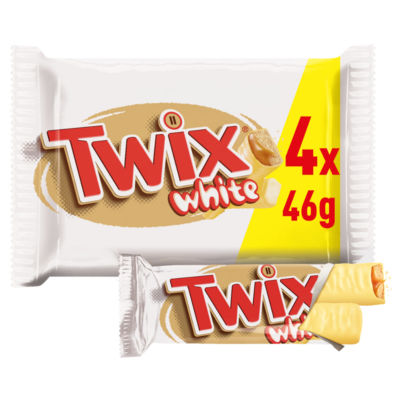 Caramel & White Chocolate Fingers Biscuit Snack Bars Multipack