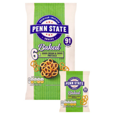 Sour Cream & Chive Multipack Pretzels 6 Pack thumbnail 3