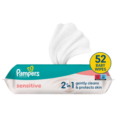 Sensitive Baby Wipes, 52 Baby Wet Wipes thumbnail 3