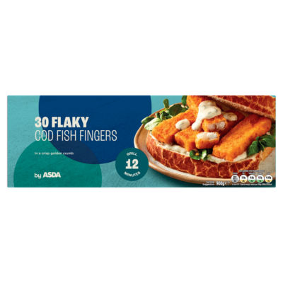 30 Flaky Cod Fish Fingers 900g thumbnail 2
