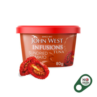 Sundried Tomato No Drain Tuna Infusions 80g thumbnail 2