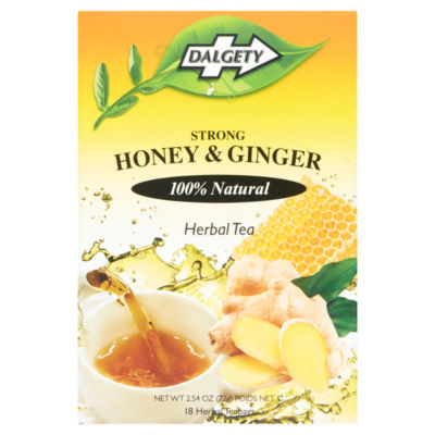 Strong Honey & Ginger 18 Herbal Teabags 72g thumbnail 2