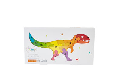 Wooden Dino Number Puzzle thumbnail 2