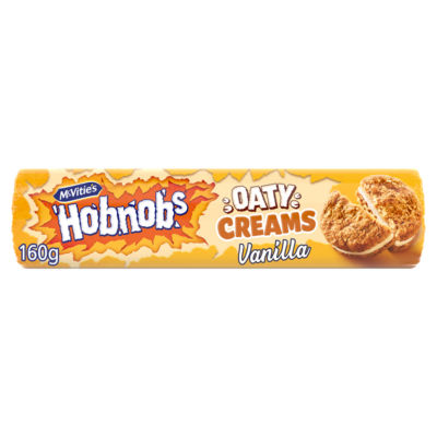 Hobnobs Vanilla Creams Biscuits 160g thumbnail 2
