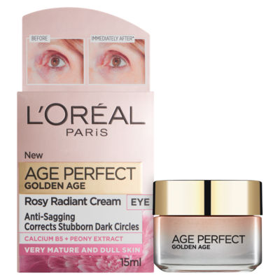 L’Oréal Paris Age Perfect Golden Age Rosy Radiant Eye Cream, with Peony Native Cells, 15ml thumbnail 3