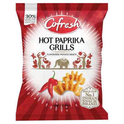 Hot Paprika Grills Flavoured Potato Snack 80g thumbnail 2