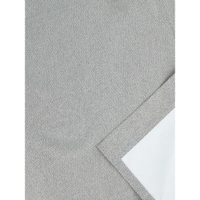 Grey Herringbone Blackout Curtains thumbnail 5
