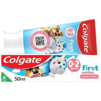 Kids First Smiles 0-2 years Strawberry Toothpaste 50ml thumbnail 2