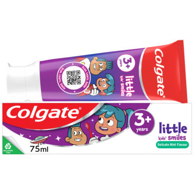 Little Kids' Smiles 3+ Years Delicate Mint Toothpaste 75ml