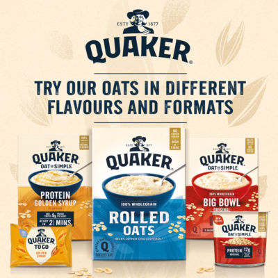 Oat So Simple Big Bowl Golden Syrup Porridge Sachets 6x49.6g thumbnail 4