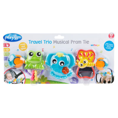 Travel Trio Musical Pram Tie 0m+ thumbnail 2