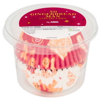 50 Gingerbread Man Cupcake Cases thumbnail 2
