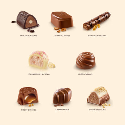 Classic Collection Milk, Dark & White Chocolate Gift Box 262g thumbnail 4