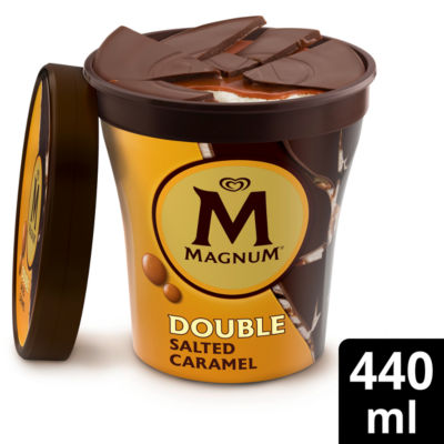 Ice Cream Tub Double Salted Caramel 440 ml