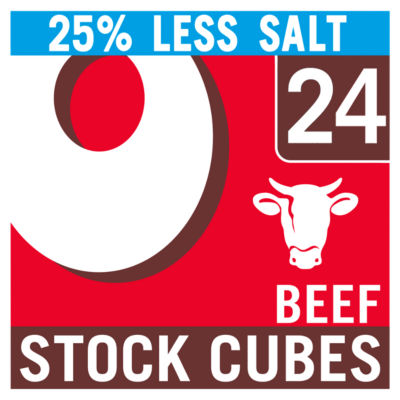 Oxo 24 Reduced Salt Beef Stock Cubes 142g thumbnail 2