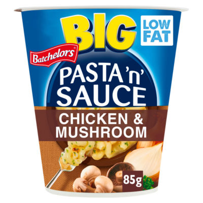 Big Pasta 'n' Sauce Chicken & Mushroom Flavour Instant Pasta Pot 85g thumbnail 3