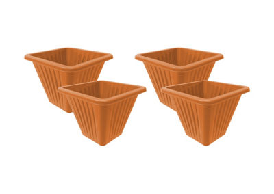 Edenfield Square Pot 4 Pack 21cm thumbnail 3