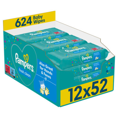 Fresh Clean Baby Wipes 12 Packs thumbnail 2