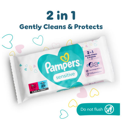 Sensitive Baby Wipes, 624 Baby Wet Wipes thumbnail 3