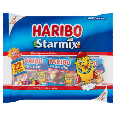 Haribo Starmix Sweets 22 Treatsize Mini Bags