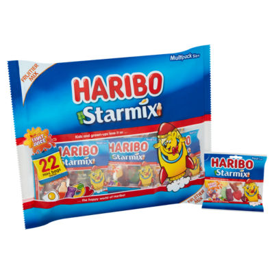 Starmix Minis Fruit & Cola Flavour Jelly & Foam Sweets 22 x 16g Fun Size Bags Multipack 352g thumbnail 3