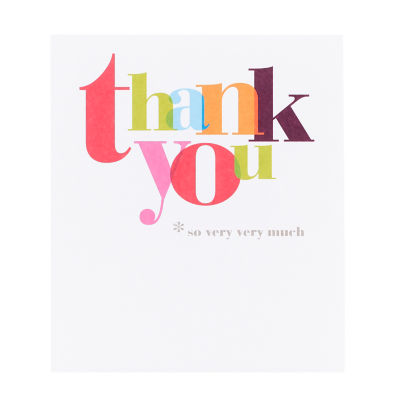 Thank You So Very Much Card