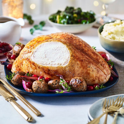 (1) Medium Basted Turkey Crown (Typically 3kg) thumbnail 2