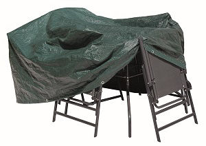 Small Green Square Outdoor Furniture Cover
