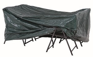 Medium Green Rectangular Outdoor Furniture Cover thumbnail 2