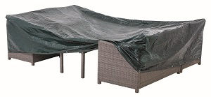 Large Green Rectangular Outdoor Furniture Cover