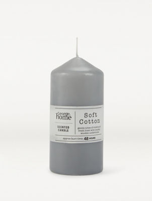 Soft Cotton Medium Pillar Candle thumbnail 2