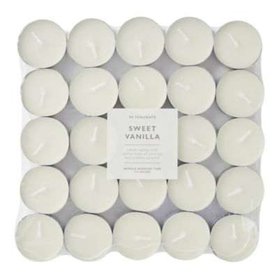 Vanilla Scented Tealights 50pk