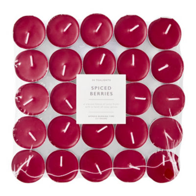 Spiced Berries Scented Tealights 50pk thumbnail 2