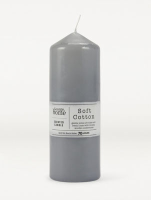 Soft Cotton Large Pillar Candle thumbnail 2
