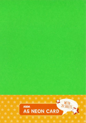 A5 Neon Sheets