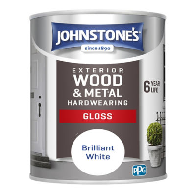 Exterior Gloss Paint Brilliant White 750ml thumbnail 2