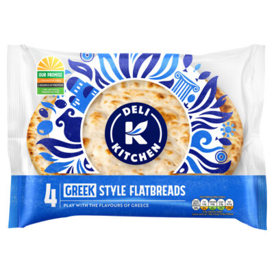 4 Greek Style Flatbreads 320g thumbnail 2