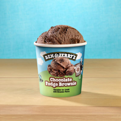 Chocolate Fudge Brownie Ice Cream Tub 465ml thumbnail 4