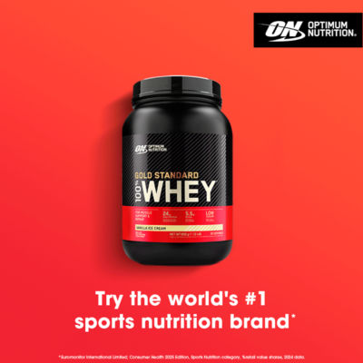 Gold Standard Whey Protein Powder, Vanilla Ice Cream Flavour, 30 servings, 900g thumbnail 4