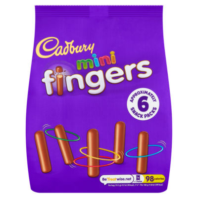 Mini Fingers Biscuits Bag 6 Pack