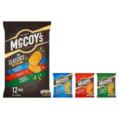 McCoy's Classic Variety Multipack Crisps 12 Pack thumbnail 4