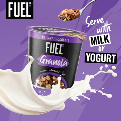 Chocolate Protein Granola Cereal Pot 70g thumbnail 4