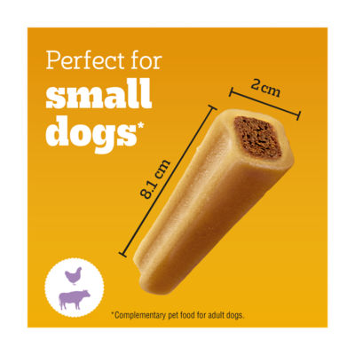 JUMBONE Mini Small Dog Treats Beef and Poultry 4 Chews thumbnail 4