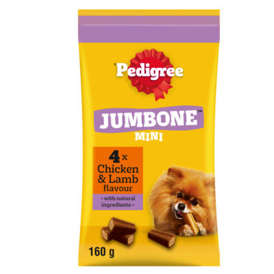 ® JUMBONE Small Dog Treats Chicken and Lamb 4 Chews thumbnail 2